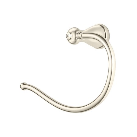 Pfister Pfister Marielle Towel Ring Polished Nickel BRB-MB1D